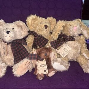 Boyds Bear Mohair collection of 4